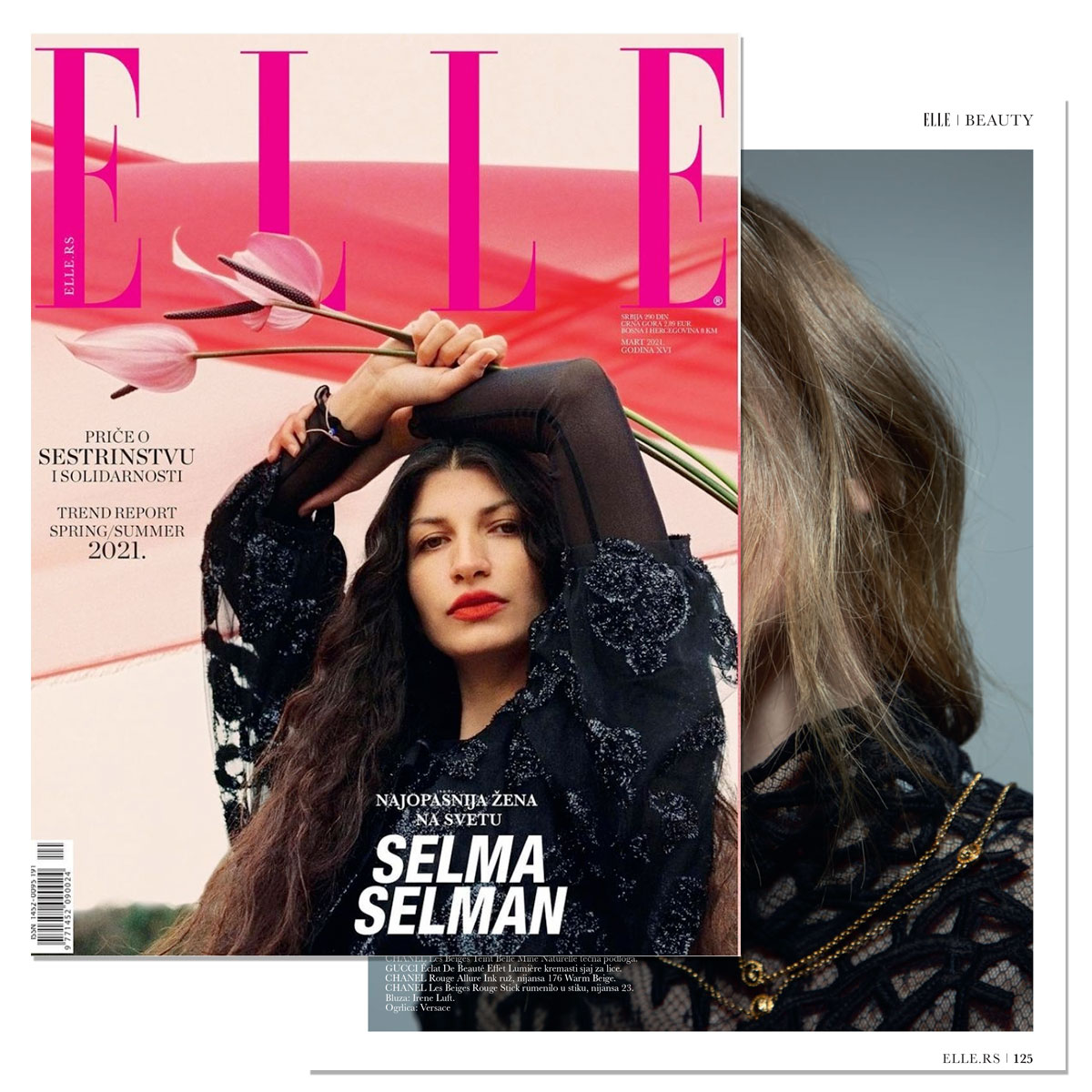 copertina Elle Serbia marzo 2021